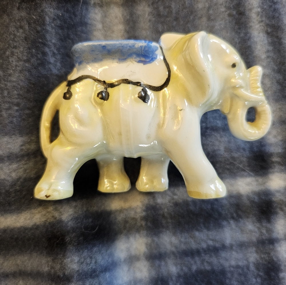 Ceramic Elephant Figurine